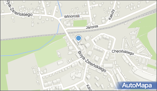 Paczkomat InPost KAT26A, Boya-Żeleńskiego 77, Katowice 40-750