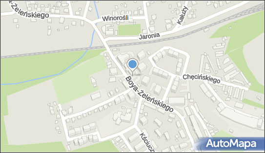 Paczkomat InPost KAT26A, Boya-Żeleńskiego 77, Katowice 40-750