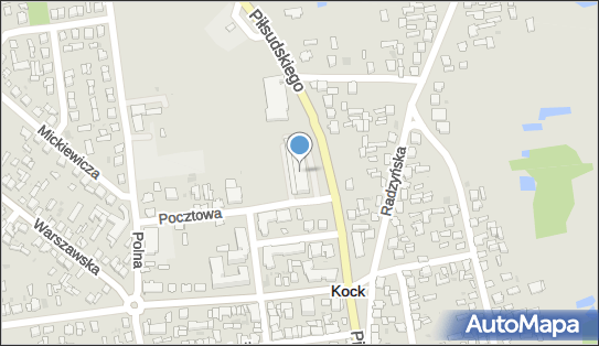 Paczkomat InPost KCK01A, Piłsudskiego 15/17, Kock 21-150