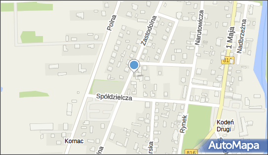 Paczkomat InPost KDE01M, Zastodolna 17, Kodeń 21-509
