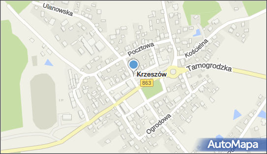 Paczkomat InPost KEZ01BAPP, Rynek 15, Krzeszów 37-418