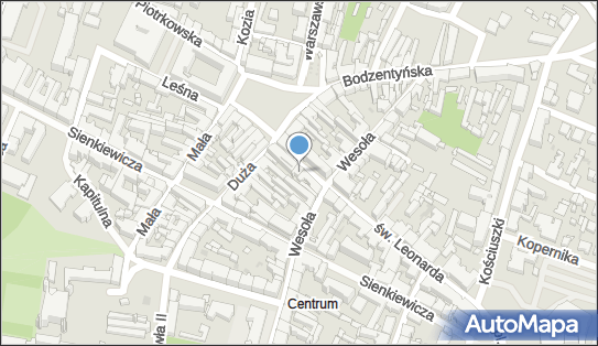 Paczkomat InPost KIE01H, Św. Leonarda 21, Kielce 25-304