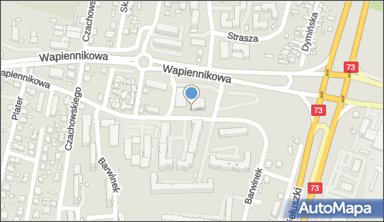 Paczkomat InPost KIE03N, Wapiennikowa 14, Kielce 25-112