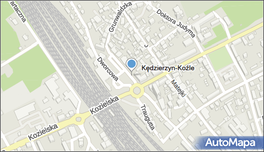 Paczkomat InPost KKZ936, Grunwaldzka 4, Kędzierzyn-Koźle 47-220