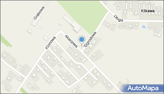 Paczkomat InPost KLIK01M, Akacjowa 20A, Klikawa 24-100