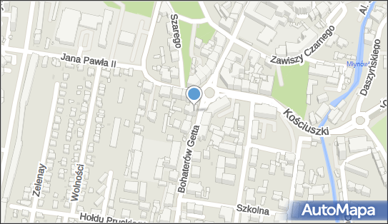 Paczkomat InPost KLO01M, Bohaterów Getta 2, Kłodzko 57-300