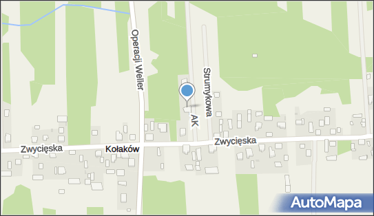 Paczkomat InPost KLQV01M, Zwycięska 5, Kołaków 05-254