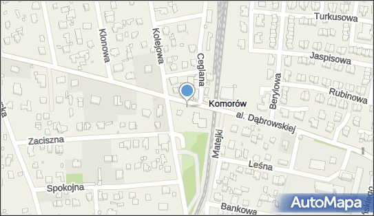 Paczkomat InPost KMW03M, Kolejowa 8, Komorów 05-806