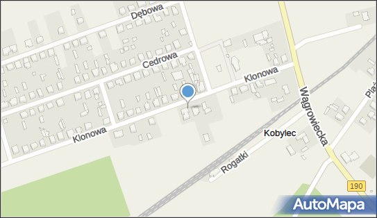 Paczkomat InPost KOBY01M, Klonowa 21, Kobylec 62-100