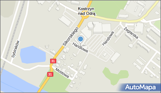 Paczkomat InPost KOD02N, Sikorskiego 12, Kostrzyn nad Odrą 66-470