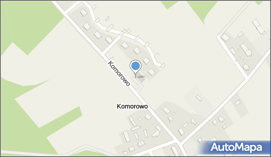 Paczkomat InPost KOMO01M, Komorowo 12D, Komorowo 13-113