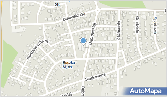 Paczkomat InPost KON06N, Dąbrowskiej 6A, Konin 62-500