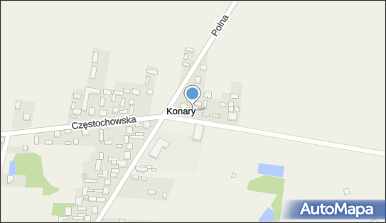 Paczkomat InPost KONY01BAPP, Łąkowa 2, Konary 42-270