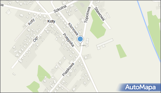 Paczkomat InPost KQTY01BAPP, Potępska 2, Koty 42-690