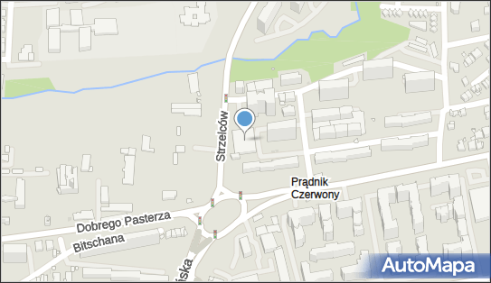 Paczkomat InPost KRA07A, Strzelców 4, Kraków 31-422