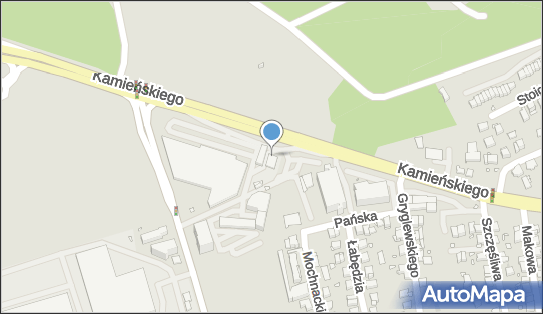 Paczkomat InPost KRA08A, Kamieńskiego 57, Kraków 30-524