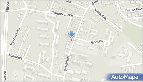 Paczkomat InPost KRA122M, Beskidzka 23, Kraków 30-622