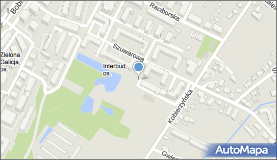 Paczkomat InPost KRA14MP, Szuwarowa 1, Kraków 30-384