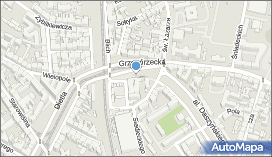 Paczkomat InPost KRA17N, al. Ignacego Daszyńskiego 3B, Kraków 31-537