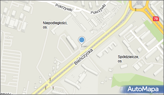 Paczkomat InPost KRA189M, Bieńczycka 168, Kraków 31-860