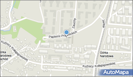 Paczkomat InPost KRA19H, Papierni Prądnickich 71, Kraków 31-235