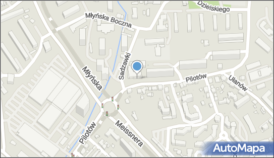 Paczkomat InPost KRA22HP, Pilotów 22, Kraków 31-462