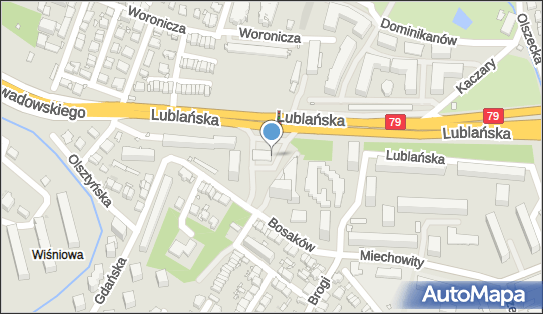 Paczkomat InPost KRA22M, Lublańska 16A, Kraków 31-476