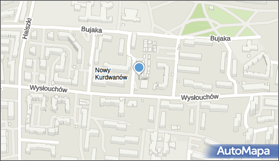 Paczkomat InPost KRA25M, Wysłouchów 27A, Kraków 30-611