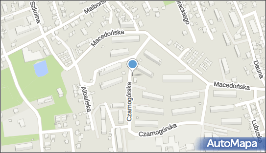 Paczkomat InPost KRA264M, Czarnogórska 3B, Kraków 30-638