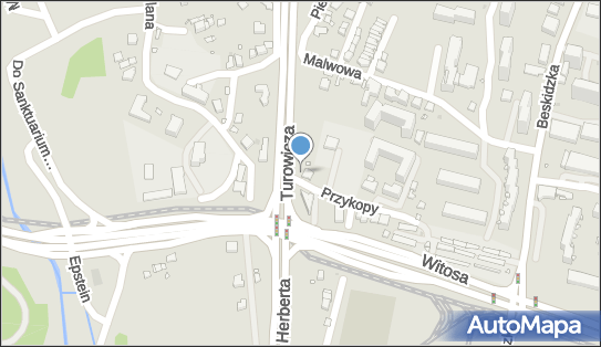 Paczkomat InPost KRA266M, Przykopy 6, Kraków 30-612