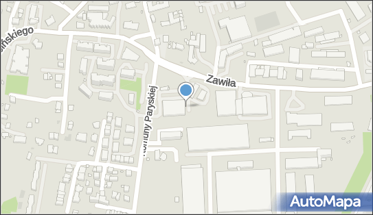 Paczkomat InPost KRA29A, Komuny Paryskiej 1A, Kraków 30-389