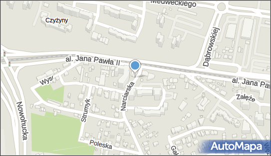 Paczkomat InPost KRA315M, Jana Pawła II 154, Kraków 31-982