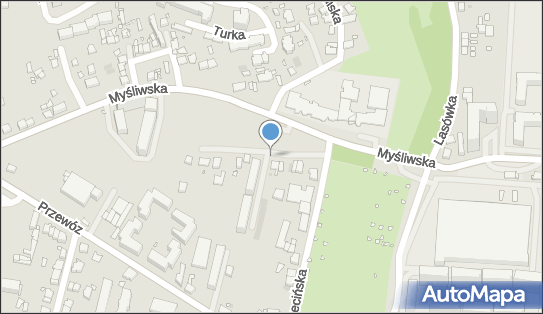 Paczkomat InPost KRA385M, Myśliwska 41, Kraków 30-718