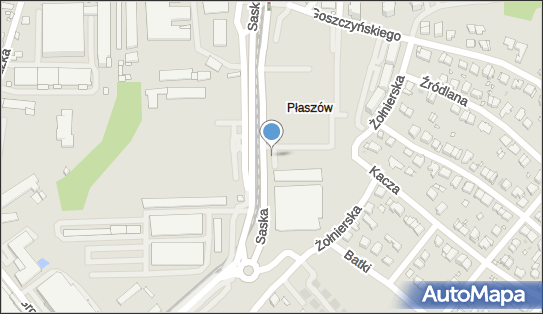 Paczkomat InPost KRA421M, Saska 12F, Kraków 30-720