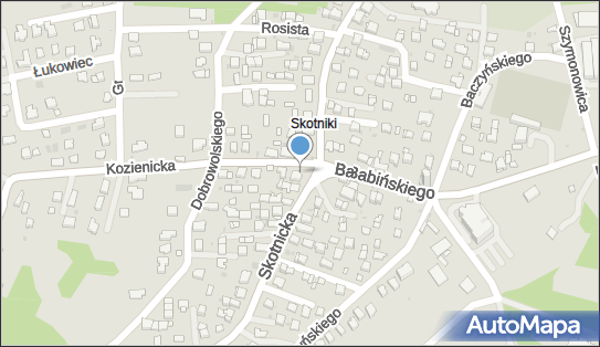 Paczkomat InPost KRA43N, Kozienicka 1, Kraków 30-397