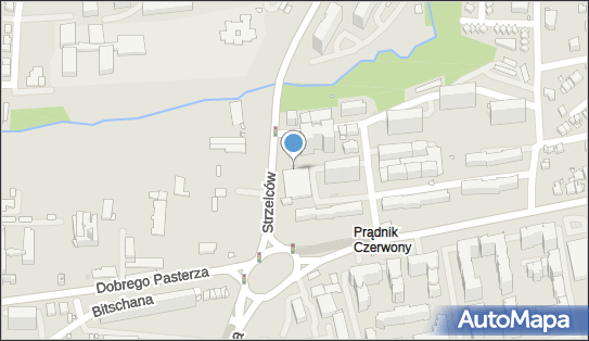 Paczkomat InPost KRA55BAPP, Strzelców 4, Kraków 31-422