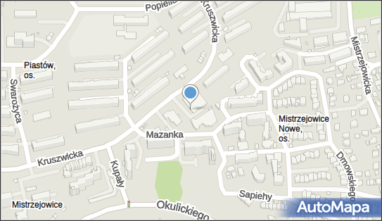 Paczkomat InPost KRA58M, os. Piastów 21, Kraków 31-624