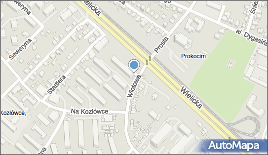 Paczkomat InPost KRA60BAPP, Wlotowa 2, Kraków 30-668