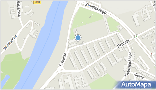 Paczkomat InPost KRA67M, Praska 61A, Kraków 30-322