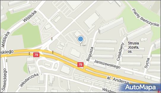 Paczkomat InPost KRA68BAPP, os. Strusia 21, Kraków 31-810