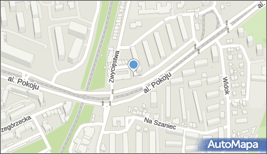 Paczkomat InPost KRA72BAPP, Al. Pokoju 20, Kraków 31-564