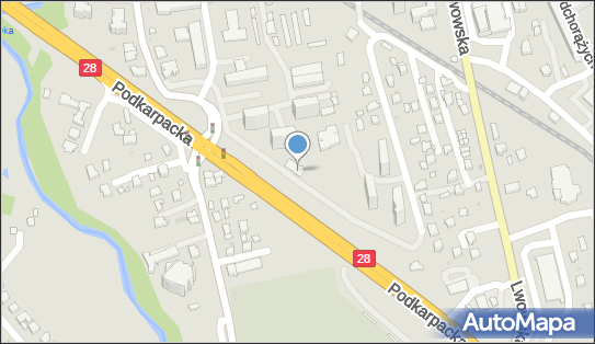 Paczkomat InPost KRO05M, Piastowska 64a, Krosno 38-400