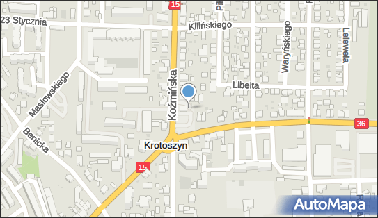 Paczkomat InPost KRS11M, Koźmińska 60, Krotoszyn 63-700