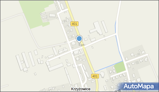 Paczkomat InPost KRZY01M, Krzyżowice 53C, Krzyżowice 49-332
