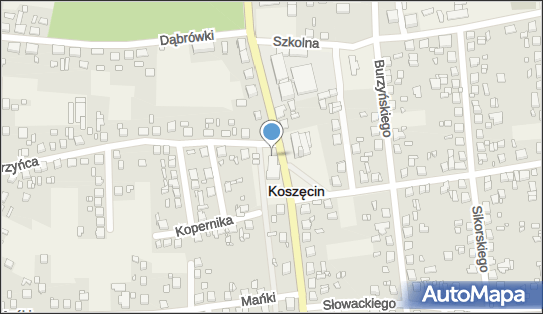 Paczkomat InPost KSZ04M, Sobieskiego 12C, Koszęcin 42-286