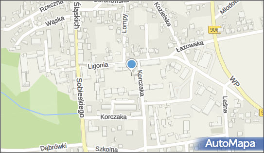 Paczkomat InPost KSZ05M, Ligonia 11B, Koszęcin 42-286