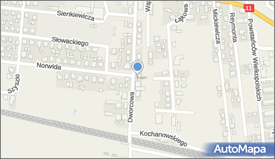 Paczkomat InPost KTL02M, Dworcowa 29, Kotlin 63-220