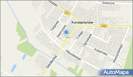 Paczkomat InPost KTT01M, Plac Wolności 27, Konstantynów 21-543