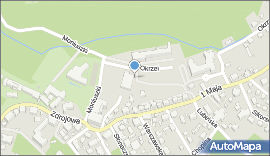 Paczkomat InPost KUD01BAPP, Moniuszki 2A, Kudowa-Zdrój 57-350