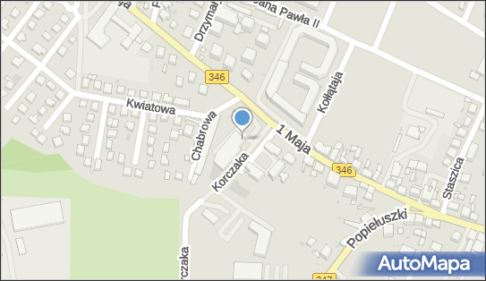 Paczkomat InPost KWA02N, Janusza Korczaka 2, Kąty Wrocławskie 55-080